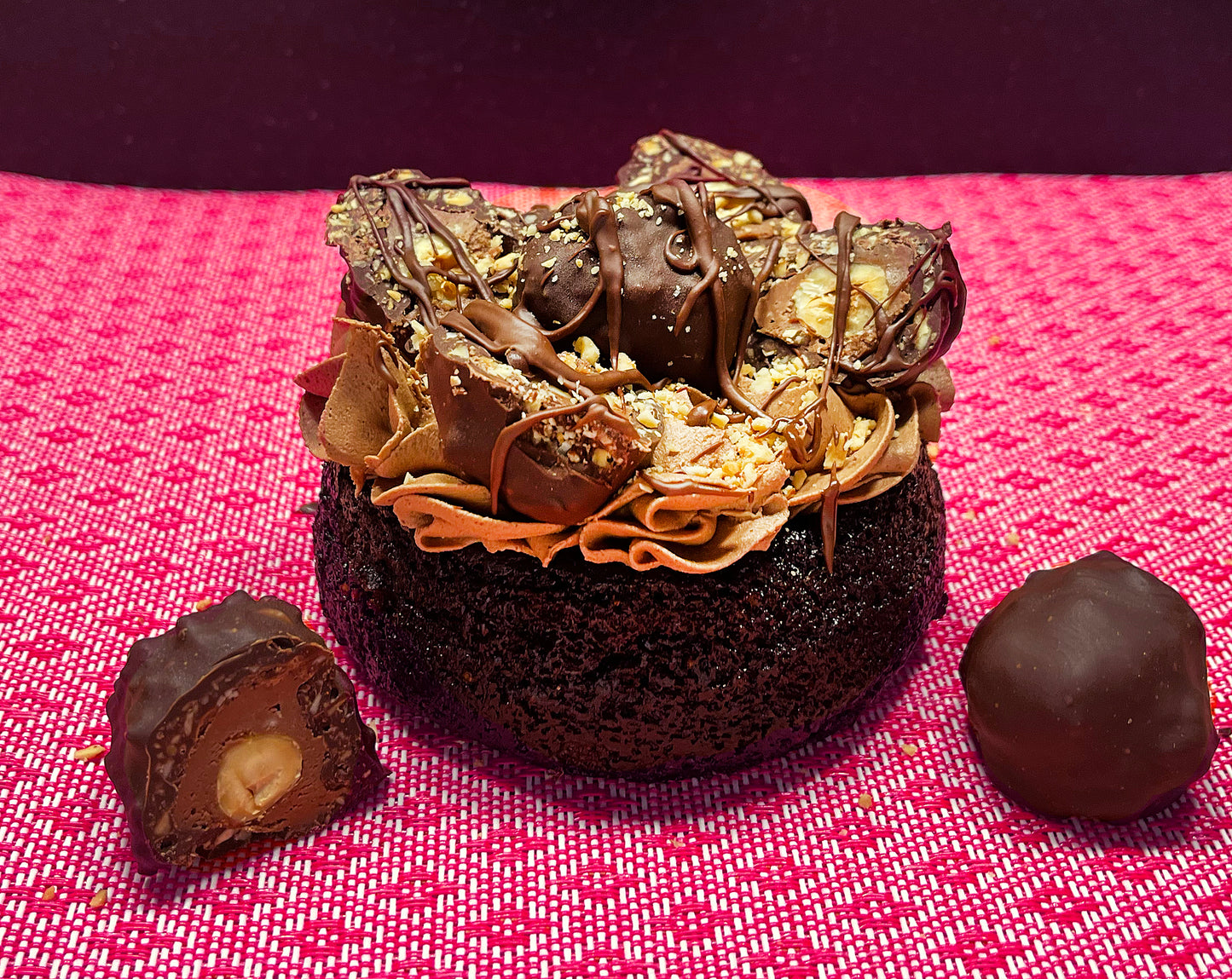 Mini Chocolate Hazelnut Cake! GF Option!