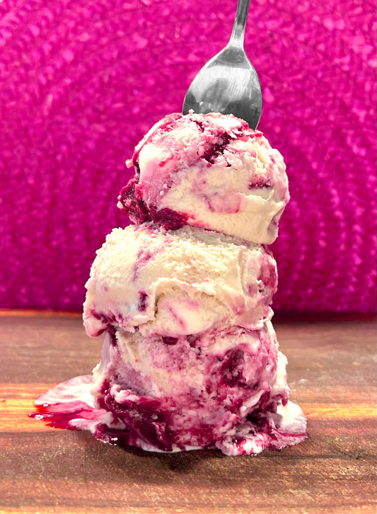 Cherry Cheesecake Ice Cream! GF!