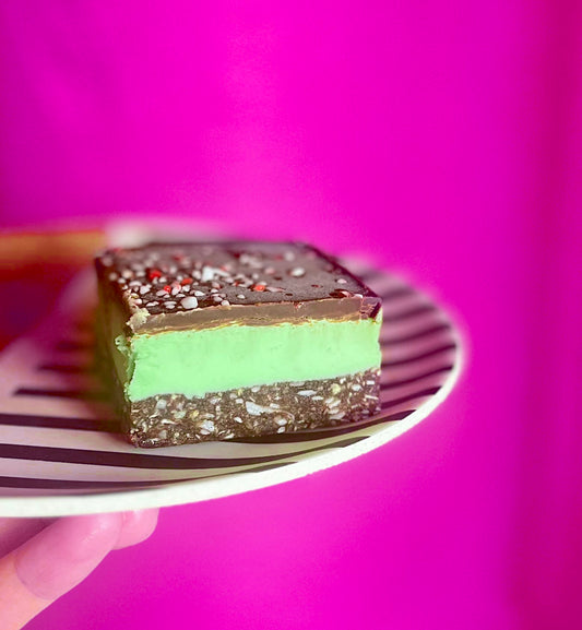 GF Nanaimo Bars - Vanilla, Mint, Salted Caramel & Cherry!